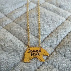 Jewelry - Mama Bear Goldtone 20 Inch Necklace NWOT Mothers Jewelry - Mama Bear Goldtone 20 Inch Necklace NWOT Mothers